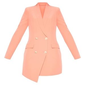 Coral Blazer Dress